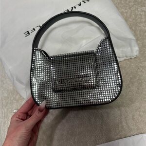 Simon Miller Metallic Silver Shoulder Bag